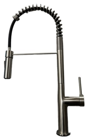 APERTO Pull Out Clasp Docking With Multi Function Spray Head In Brushed Finish