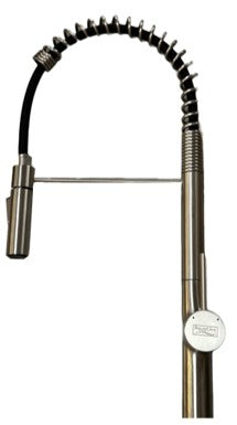 APERTO Pull Out Clasp Docking With Multi Function Spray Head In Brushed Finish