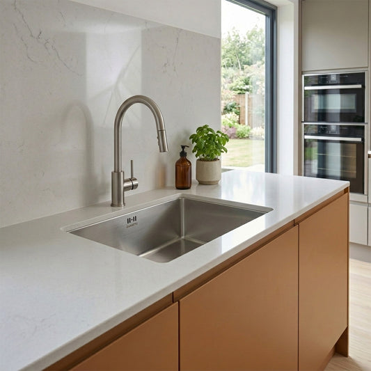 CLASSICO Brushed Stainless Steel Sink 550mm x 400mm