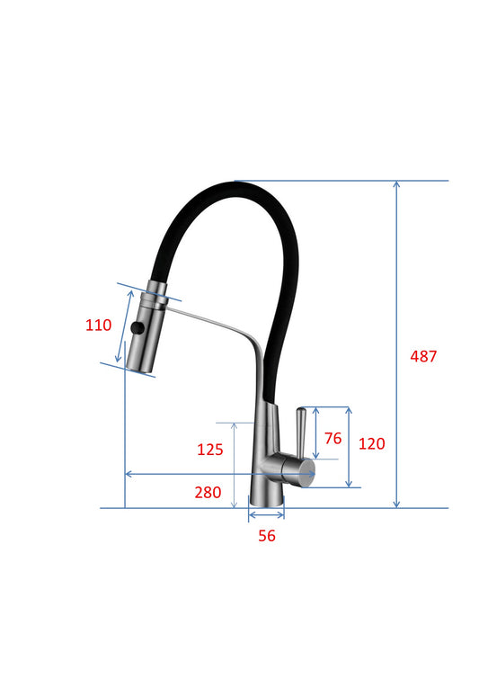 CICLO MAG Magnetic Docking Single Lever Mixer Tap
