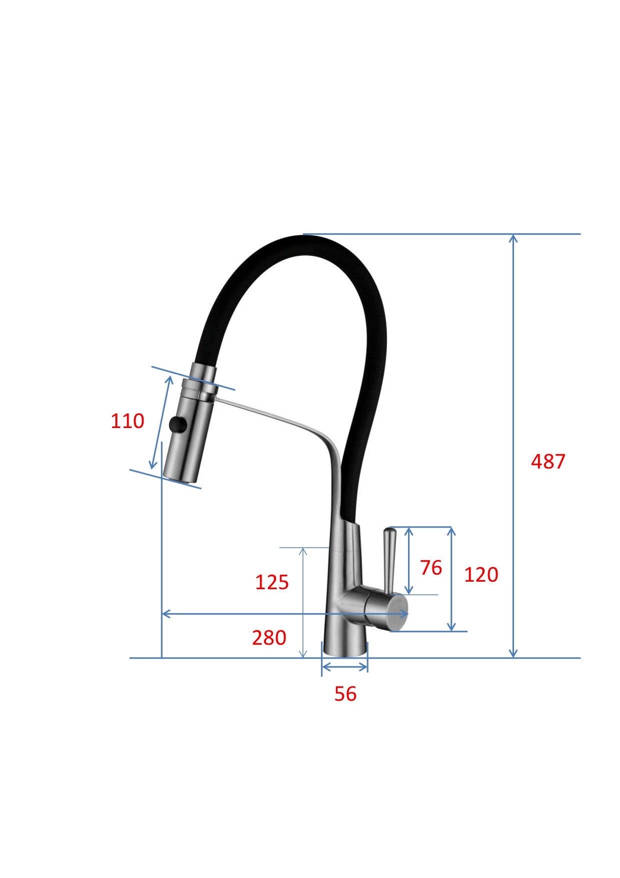 CICLO MAG Magnetic Docking Single Lever Mixer Tap