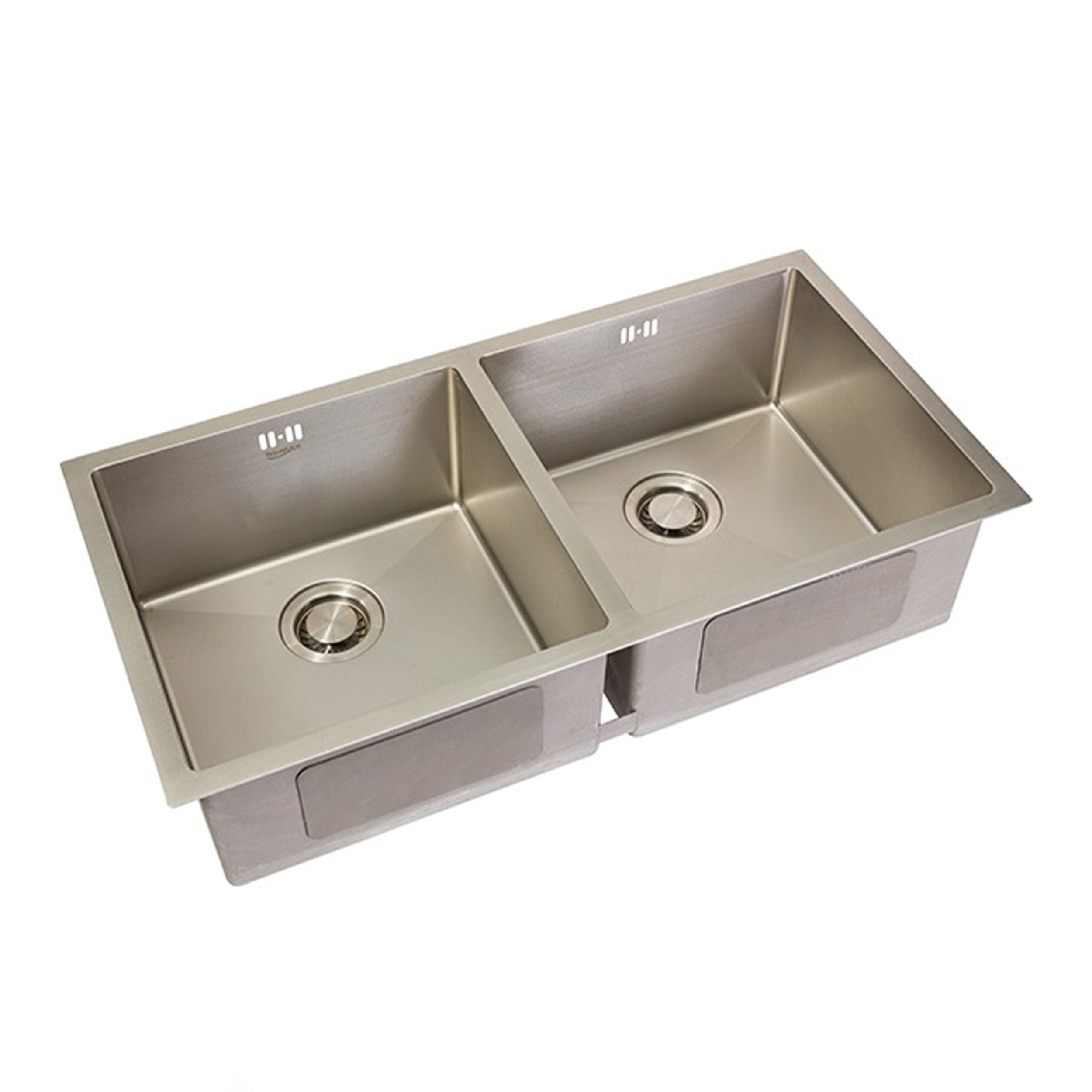 GEMELLO Nano Coated Stainless Steel Double Bowl System 825mm x 450mm