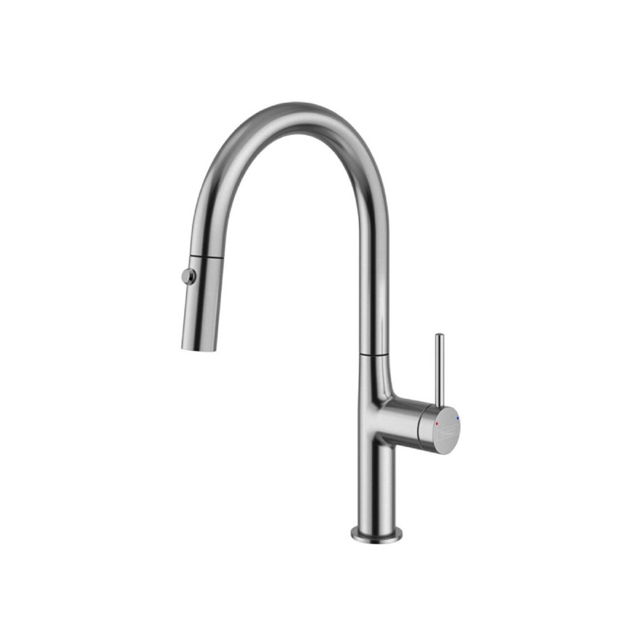 CURVAS With Pull Out Rounded Spray Head Single Lever Mixer Tap