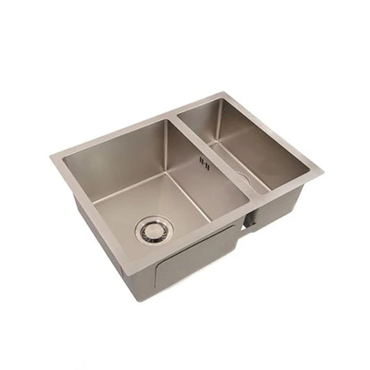 ROCA Nano Coated Stainless Steel Double Sink Bowl
