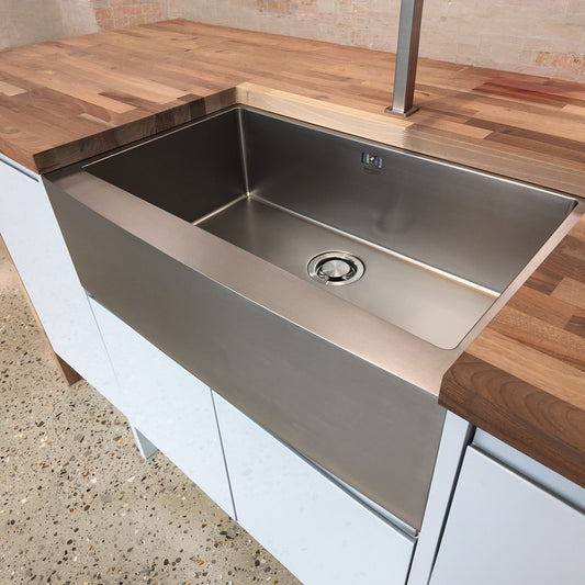 FORTE Butler Or Farmhouse Style Sink Bowl Nano Coated Stainless Steel 735mm x 400mm